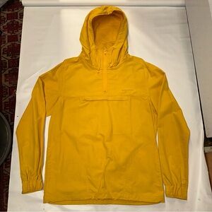 Banks Journal Yellow Nylon Hooded Rain Jacket